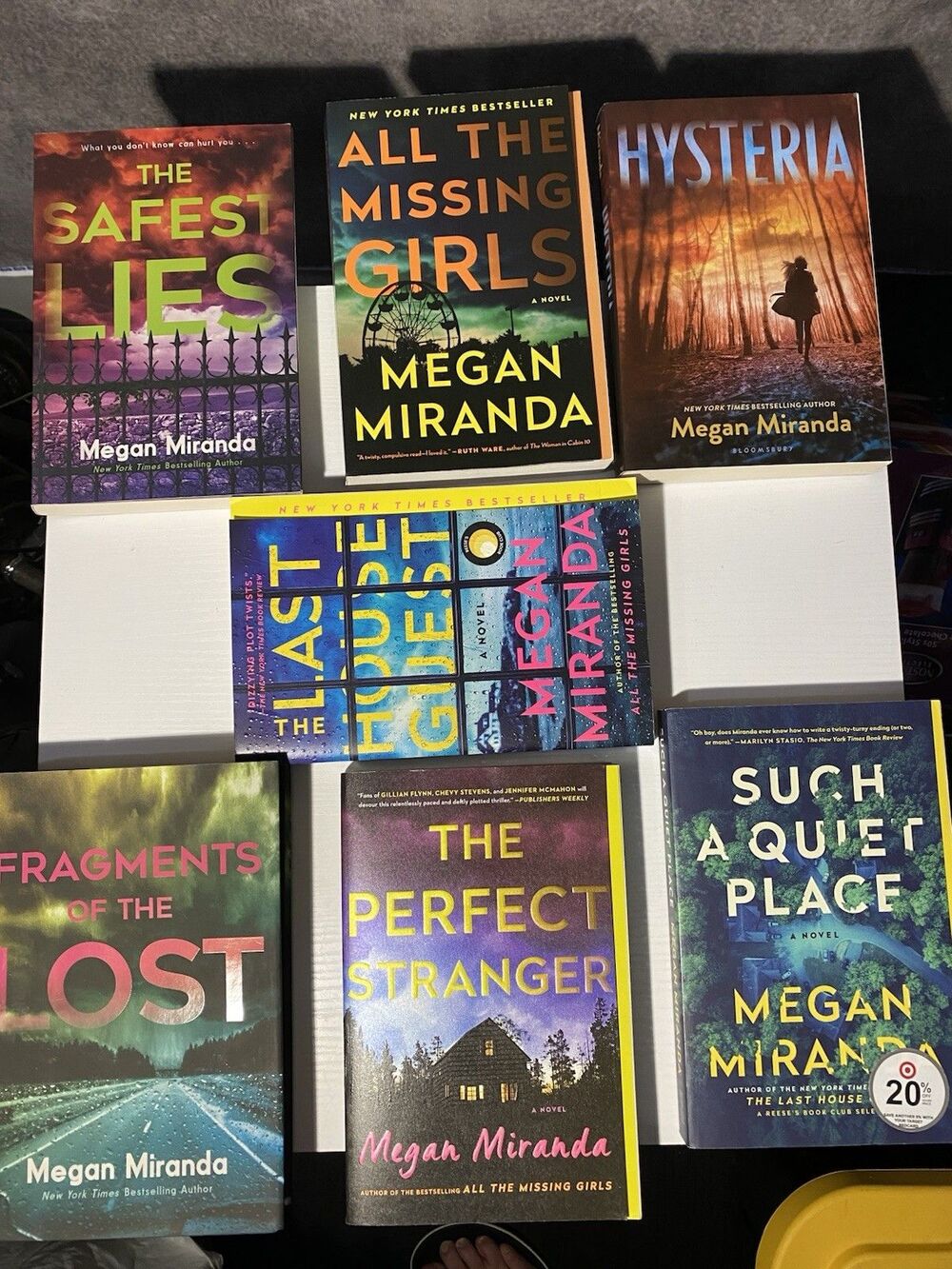 Lot of 7 Megan Miranda Thriller Books Paperback All The Missing Girls Hysteria